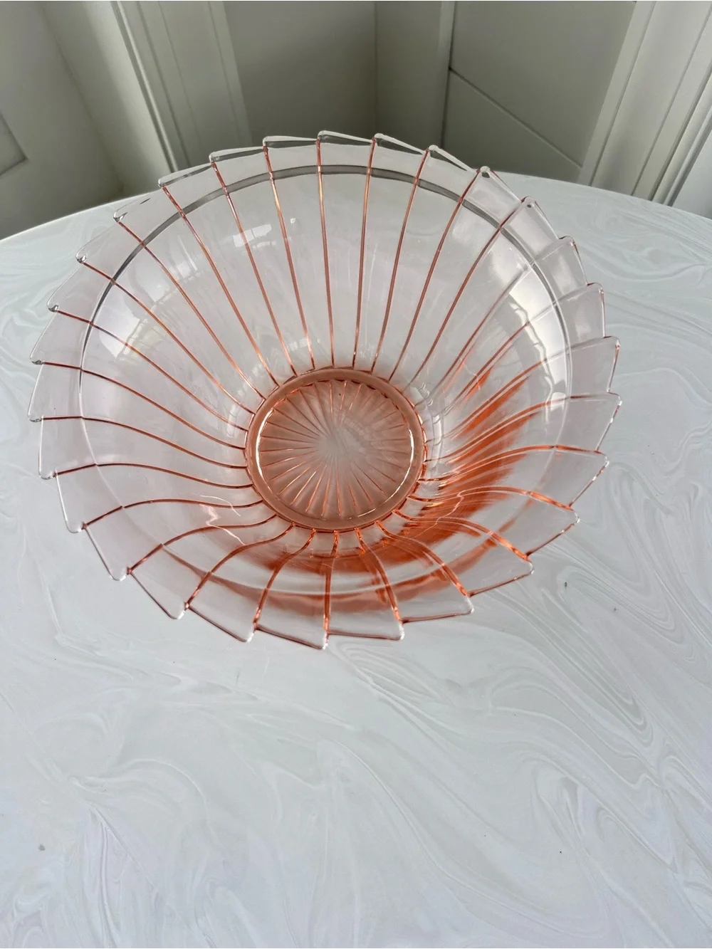 Jeanette Glass vintage pink